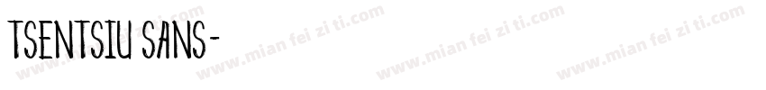 Tsentsiu Sans字体转换